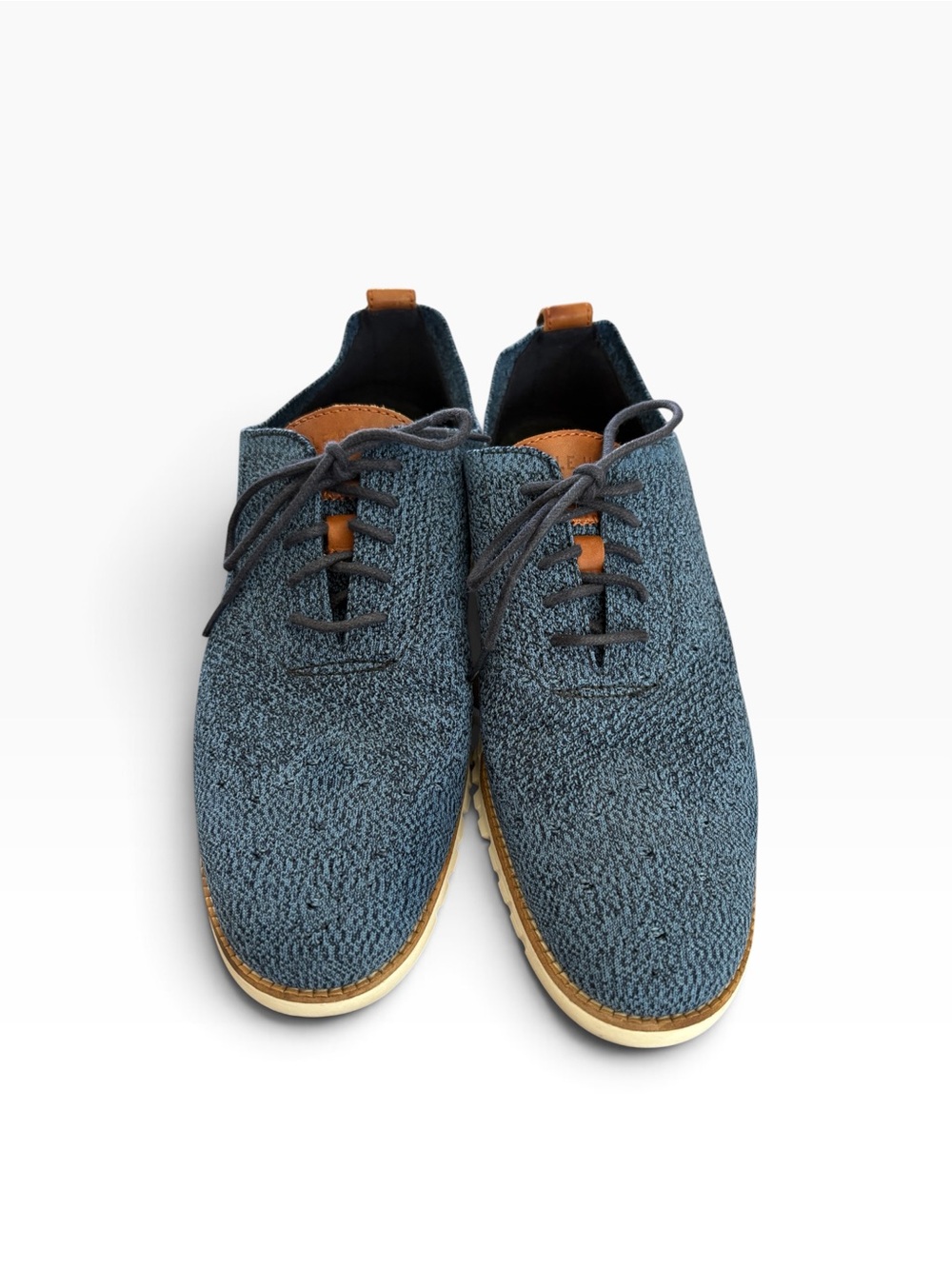 Cole Haan Zerogrand Stitchlite Wingtip Oxford Blue Shoes Size 11